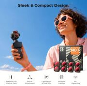 K&F Concept Dji Osmo Pocket 4P İçin 4 Parça ND/PL Filtre Seti (ND8/PL, ND16/PL, ND32/PL, ND64/PL) (Plastik)