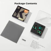 K&F Concept Dji Osmo Pocket 4P İçin 3 Parça Filtre Seti (CPL + Black Mist 1/4 + ND2-32) (Metal)
