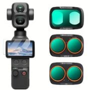 K&F Concept Dji Osmo Pocket 4P İçin 3 Parça Filtre Seti (CPL + Black Mist 1/4 + ND2-32)