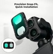 K&F Concept Dji Osmo Pocket 4P İçin 3 Parça Filtre Seti (CPL + Black Mist 1/4 + ND2-32)