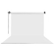 Stüdyo Teknik 270cm x 580cm Sonsuz Beyaz Fon Perdesi Seti