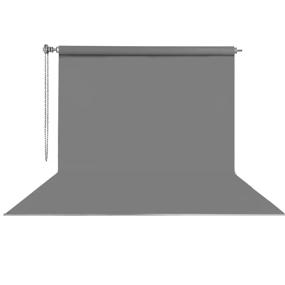 Stüdyo Teknik 270cmx580cm Sonsuz Gri Fon Perdesi Seti