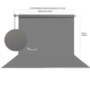 Stüdyo Teknik 270cmx580cm Sonsuz Gri Fon Perdesi Seti