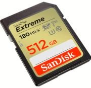 SanDisk Extreme 512GB 180MB/s SD UHS-I 4K UHD Hafıza Kartı SDSDXVV-512G-GNCIN