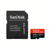 SanDisk Extreme Pro microSD UHS I Card 256GB  200MB/s