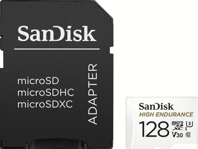 SanDisk High Endurance 128GB 100/40MB/s microSDXC C10 V30 Adaptörlü Hafıza Kartı SDSQQNR-128G-GN6IA