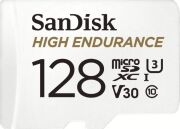 SanDisk High Endurance 128GB 100/40MB/s microSDXC C10 V30 Adaptörlü Hafıza Kartı SDSQQNR-128G-GN6IA