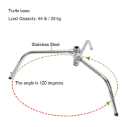 GVM C330 320cm C-Stand & Grip Arm (130cm) Kit (Çelik)