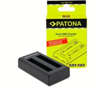 PATONA 1459 İkili Şarj Aleti f. Insta360 One X3 Camera