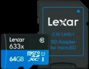 Lexar 64GB 633x MicroSDHC Hafıza Kartı