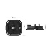 Ulanzi UKA09 Anti-Twist Quick Release Plate Uka Arca Uyumlu Kamera Montaj Plakası - C080