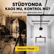 Stüdyo Teknik 50Cm Tekerlekli Distans