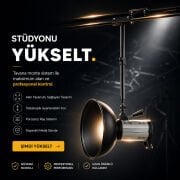 Stüdyo Teknik 50Cm Tekerlekli Distans