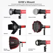 GVM PD60C 60W RGB Dahili Akülü 3'lü LED Işık Seti