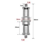 OEM Marka SC06 1/4 - 1/4 Çift Taraflı Bağlantı Vidası