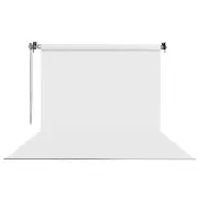 Fotexon 270X580 cm Beyaz Fon Perde Seti