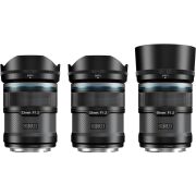 Sirui Sniper F1.2 APS-C Autofocus Sony E Mount 3'lü Lens Kiti (Siyah)
