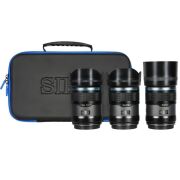 Sirui Sniper F1.2 APS-C Autofocus Sony E Mount 3'lü Lens Kiti (Siyah)