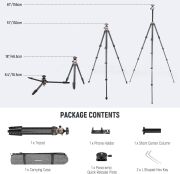 Neewer LITETRIP LT35 Karbon Fiber Tripod (49-155cm) 1,13kg