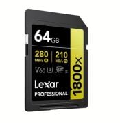 Lexar 64GB Gold Series 1800x UHS-II SDXC Hafıza Kartı 280mbs