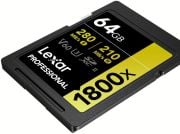 Lexar 64GB Gold Series 1800x UHS-II SDXC Hafıza Kartı 280mbs
