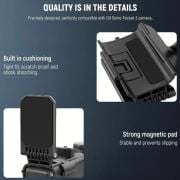 NEEWER BASICS AC015 Manyetik Kamera Montajı (DJI Osmo Pocket 3 Uyumlu, 180° Dönebilir)