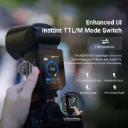 Neewer Z3R-S Sony Uyumlu 100W Yuvarlak Kafa Akülü Tepe Flaşı
