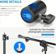 NEEWER ST12 Hızlı Adaptör Dönüştürücü - Işık Standı Uç Adaptörü (2'li Paket)