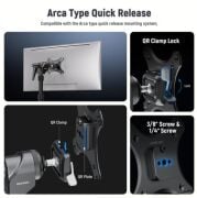 Neewer MA016 Vesa Monitörler için Işık Ayağı Bağlama Aparatı