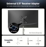 Neewer MA016 Vesa Monitörler için Işık Ayağı Bağlama Aparatı