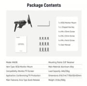 Neewer MA016 Vesa Monitörler için Işık Ayağı Bağlama Aparatı