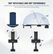 NEEWER SP-08 Metal Telefon Tripod Montaj Adaptörü (Çift Telefon Tutuculu)