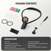 NEEWER GP-16 Manyetik Telefon ve Aksiyon Kamerası Boyun Askısı (Neck Mount Holder)