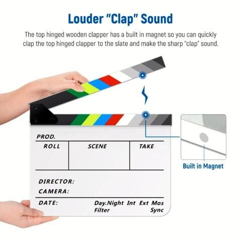 NEEWER Yönetmen Film Klaketi (30x25cm)