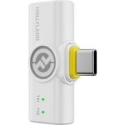 Hollyland Lark M2 Combo İkili Kablosuz Mikrofon Sistemi - Beyaz