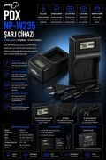 PDX Fuji NP-W235 Şarj Cihazı | Stabil Şarj | Fuji Uyumlu
