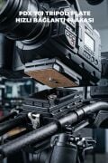 PDX 701 Tripod Plate | Hızlı Bağlantı Plakası | Tripod Uyumlu
