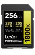 Lexar 256GB Profesyonel 1800x UHS-II SDXC Hafıza Kartı