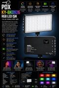 PDX KY-BK0926 RGB LED Işık | 135 LED | Renkli Efekt Işığı