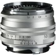 Voigtländer Nokton 50mm F1.5 Aspherical VL MC VM Leica M Mount Lens (Gümüş)