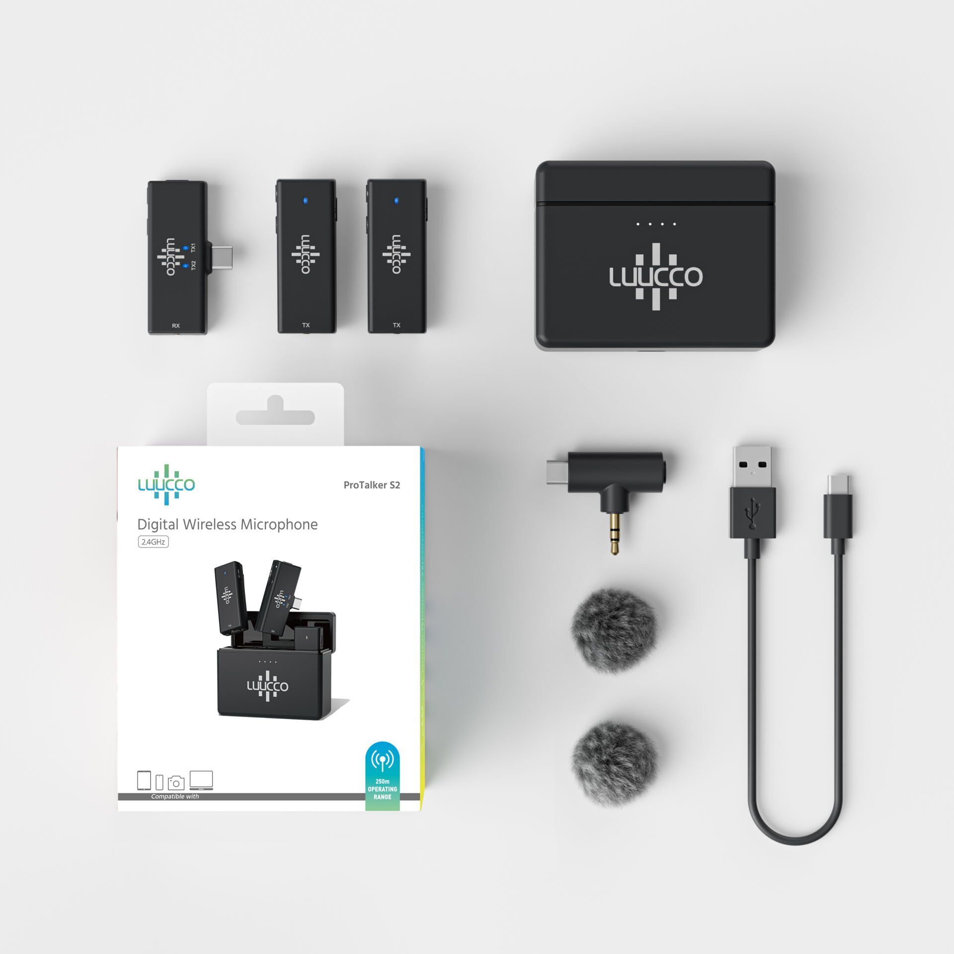 Luucco Pro Talker S2 Digital Wireless Mikrofon ( Type-C )
