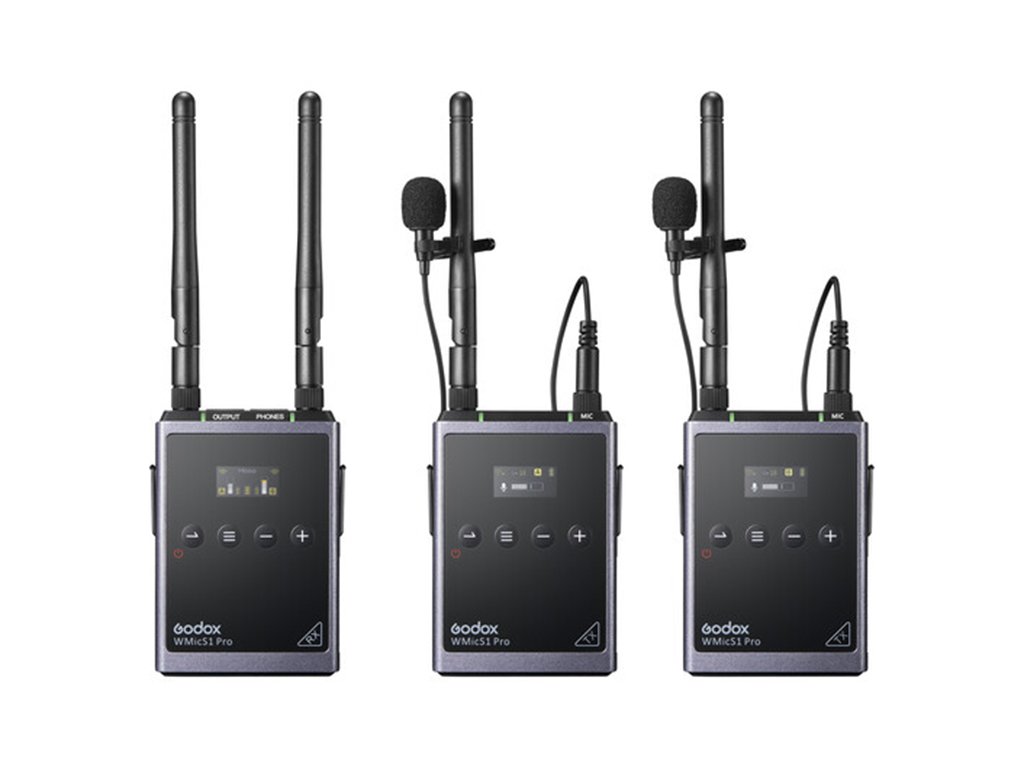 Godox WMicS1 Pro Kit2 Telsiz Mikrofon FDCA31524