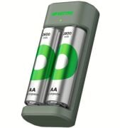 GP E221 USB Pil Şarj Cihazı 2 Adet 2600mAh AA Kalem Pilli Set