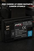 PDX Canon LP-E6NH Batarya | Yüksek Kapasite | Canon Uyumlu