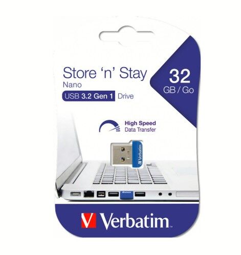Verbatim 32GB Store 'n' Stay Nano USB 3.2 USB BELLEK