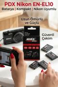 PDX Nikon EN-EL10 Batarya | Kompakt | Nikon Uyumlu