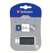 Verbatim 64GB PINSTRIPE USB 2.0 USB Bellek