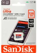SanDisk Ultra 128GB 140MB/s microSDXC UHS-I Hafıza Kartı