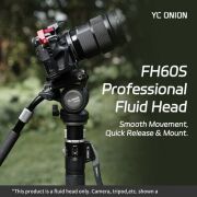 YC Onion Tako 52mm Bowl Head & FH60S Fluid Head Tripod Kit