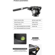 YC Onion Tako 52mm Bowl Head & FH60S Fluid Head Tripod Kit